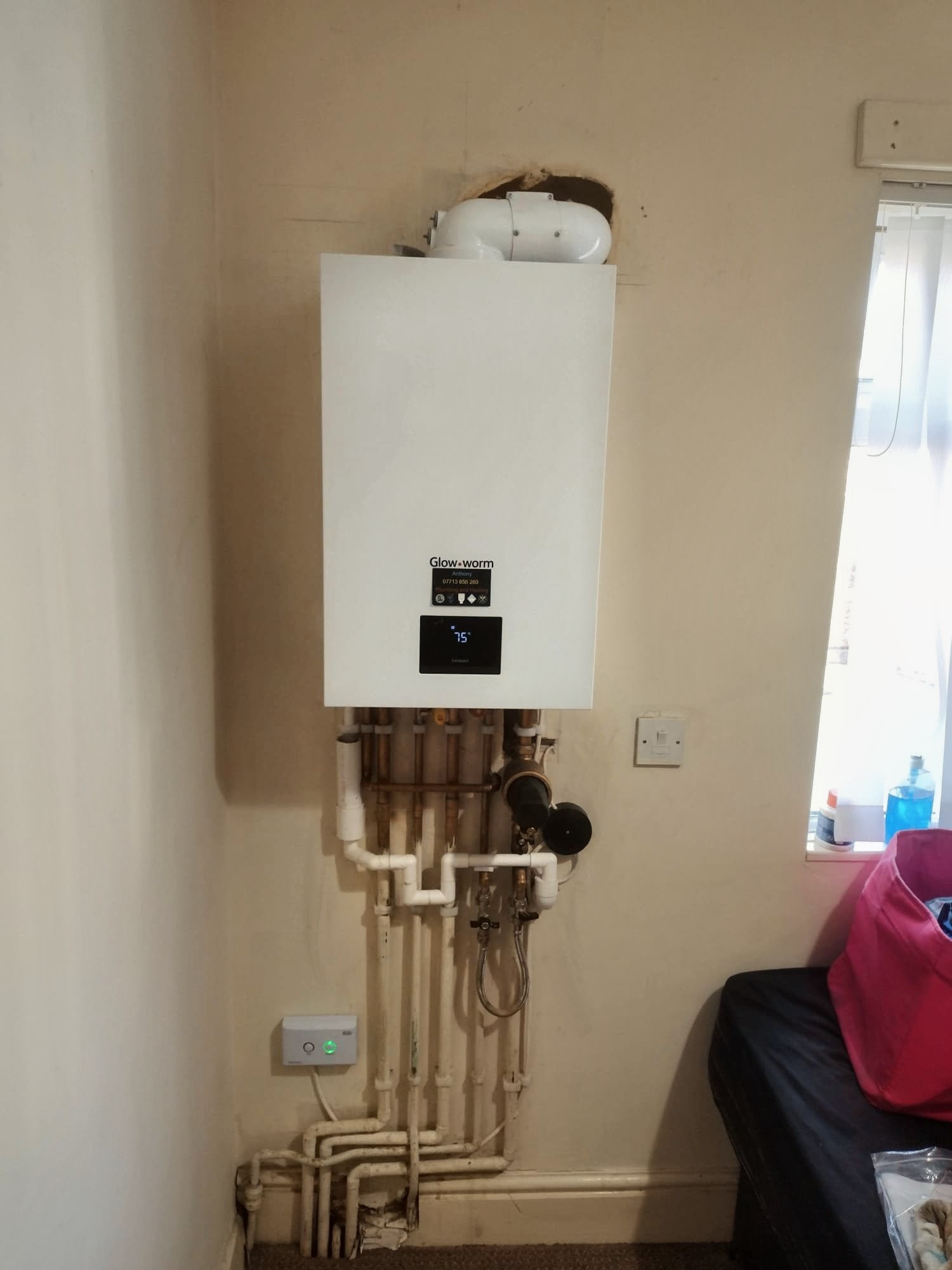 New boiler installation by ALR Boilers